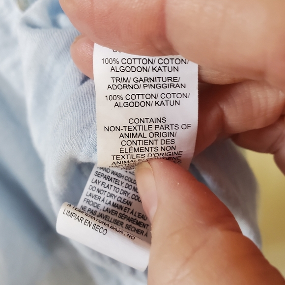 Lucky Brand Womens Tunic Cap Sleeve Top Size L - Picture 3 of 5